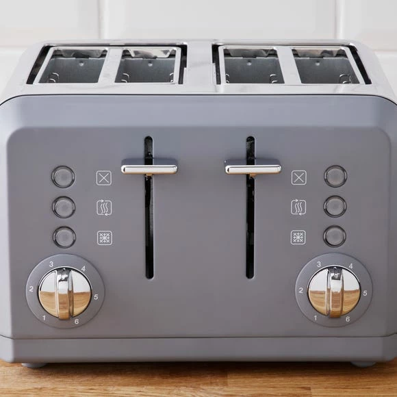 Dunelm Cool Grey Spectrum Toaster 5 Dunelm Cool Grey Spectrum Toaster - Image 3