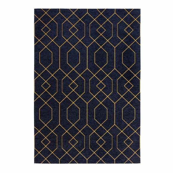 Dunelm Tokyo Geometric Rug 4 Dunelm Tokyo Geometric Rug - Image 2