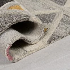 Dunelm River Geometric Runner -Modern Rugs Home 1000162285 alt03