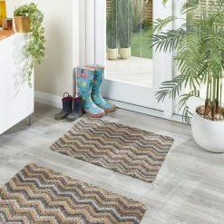 Dunelm Missouri Recycled Cotton Doormat -Modern Rugs Home 1000167465 alt02