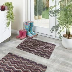 Dunelm Missouri Recycled Cotton Doormat -Modern Rugs Home 1000167465 alt03