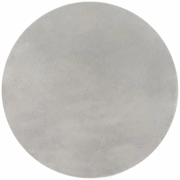 Dunelm Faux Fur Supersoft Lush Circle Rug 5 Dunelm Faux Fur Supersoft Lush Circle Rug - Image 3