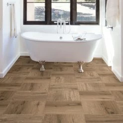 Pickling Brown Self Adhesive Floor Tiles 11 Pickling Brown Self Adhesive Floor Tiles -Modern Rugs Home 1000168323 alt04