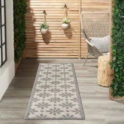Nourison Cozumel Ditzy Indoor Outdoor Runner 9 Nourison Cozumel Ditzy Indoor Outdoor Runner -Modern Rugs Home 1000168915 alt02