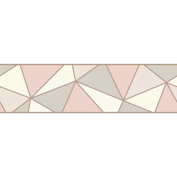 Fine Décor Wallpaper Apex Rose Gold Border 4 Fine Décor Wallpaper Apex Rose Gold Border - Image 2