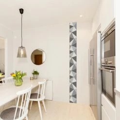 Fine Décor Wallpaper Apex Silver Border 8 Fine Décor Wallpaper Apex Silver Border -Modern Rugs Home 1000171098 alt02