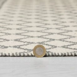 Dunelm Exclusive Cotton Flatweave Rug -Modern Rugs Home 1000172266 alt03