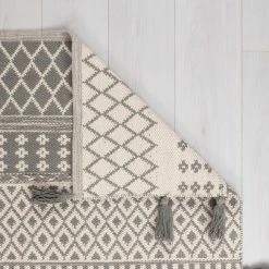 Dunelm Exclusive Cotton Flatweave Rug -Modern Rugs Home 1000172266 alt04