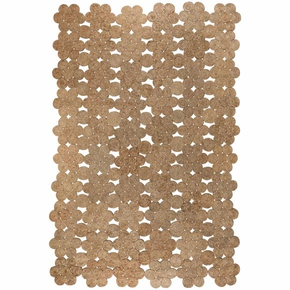 Dunelm Exclusive Swirl Handmade Jute Rug 4 Dunelm Exclusive Swirl Handmade Jute Rug - Image 2