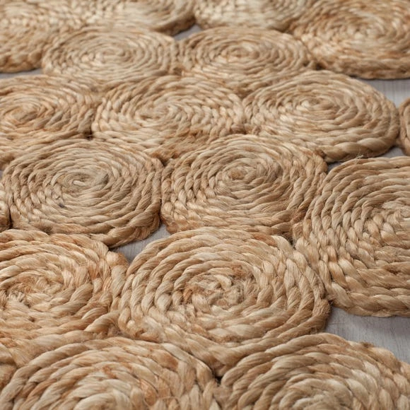 Dunelm Exclusive Swirl Handmade Jute Rug 5 Dunelm Exclusive Swirl Handmade Jute Rug - Image 3