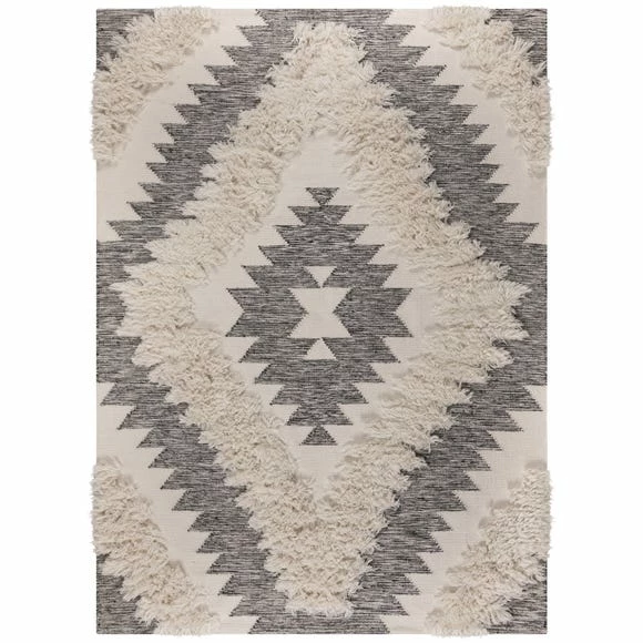 Dunelm Exclusive Amrita Wool Handwoven Rug 8 Dunelm Exclusive Amrita Wool Handwoven Rug - Image 6