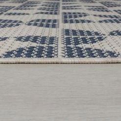 Dunelm Geo Circles Indoor Outdoor Runner 10 Dunelm Geo Circles Indoor Outdoor Runner -Modern Rugs Home 1000181359 alt03