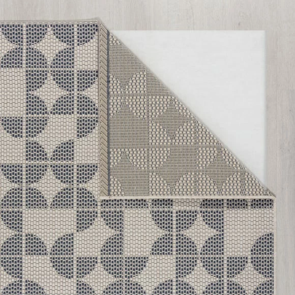 Dunelm Geo Circles Indoor Outdoor Runner 7 Dunelm Geo Circles Indoor Outdoor Runner - Image 5