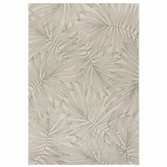 Dunelm Tropical Leaves Indoor Outdoor Rug 4 Dunelm Tropical Leaves Indoor Outdoor Rug - Image 2