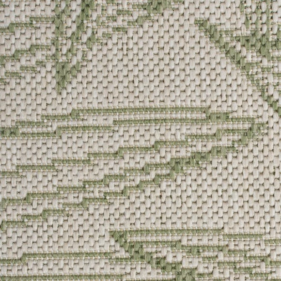 Dunelm Tropical Leaves Indoor Outdoor Rug 5 Dunelm Tropical Leaves Indoor Outdoor Rug - Image 3