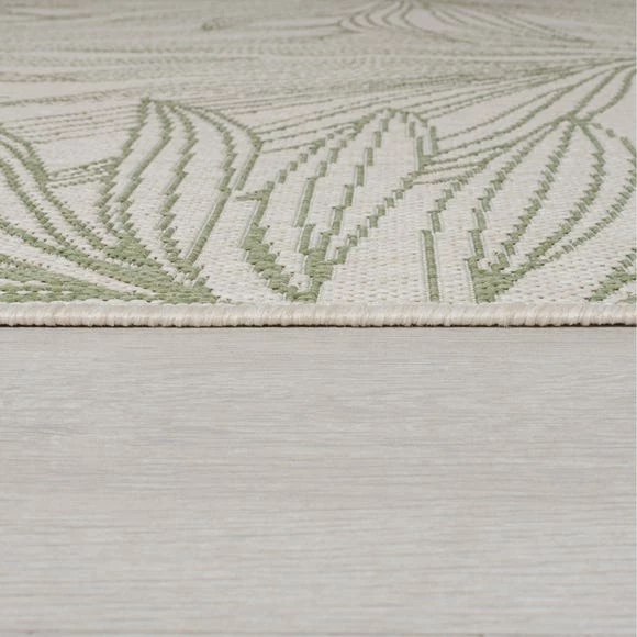 Dunelm Tropical Leaves Indoor Outdoor Rug 6 Dunelm Tropical Leaves Indoor Outdoor Rug - Image 4