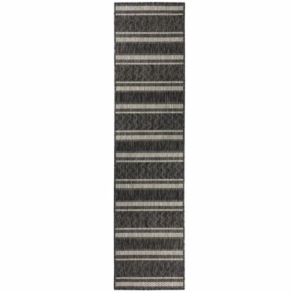 Dunelm Arya Stripe Indoor Outdoor Runner 4 Dunelm Arya Stripe Indoor Outdoor Runner - Image 2