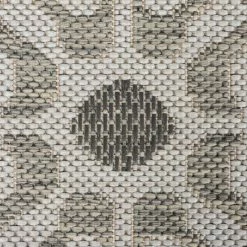 Dunelm Purity Tile Indoor Outdoor Runner 9 Dunelm Purity Tile Indoor Outdoor Runner -Modern Rugs Home 1000181735 alt02