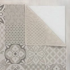 Dunelm Purity Tile Indoor Outdoor Runner 11 Dunelm Purity Tile Indoor Outdoor Runner -Modern Rugs Home 1000181735 alt04