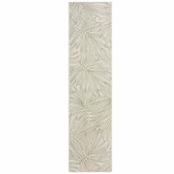 Dunelm Tropical Leaves Indoor Outdoor Runner -Modern Rugs Home 1000181906 alt01