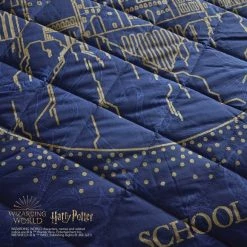 Harry Potter Hogwarts Glow In The Dark Bedspread 8 Harry Potter Hogwarts Glow In The Dark Bedspread -Modern Rugs Home 1000182251 alt02