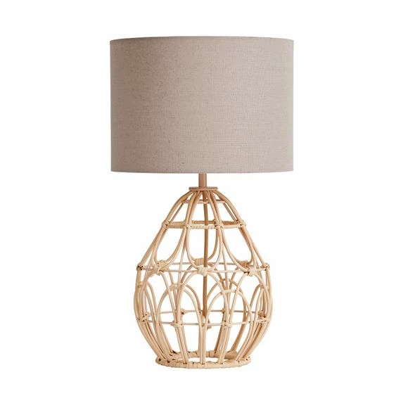 Dunelm Decorative Cane Table Lamp 7 Dunelm Decorative Cane Table Lamp - Image 5
