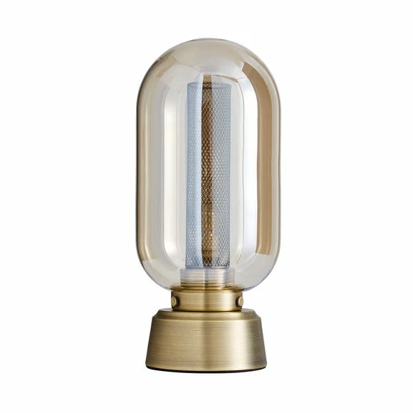 Dunelm Safi Mesh Detail Touch Table Lamp Antique Brass 6 Dunelm Safi Mesh Detail Touch Table Lamp Antique Brass - Image 4
