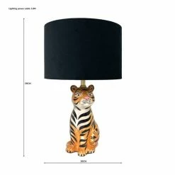 Dunelm Tiger Table Lamp 12 Dunelm Tiger Table Lamp -Modern Rugs Home 1000183092 alt04