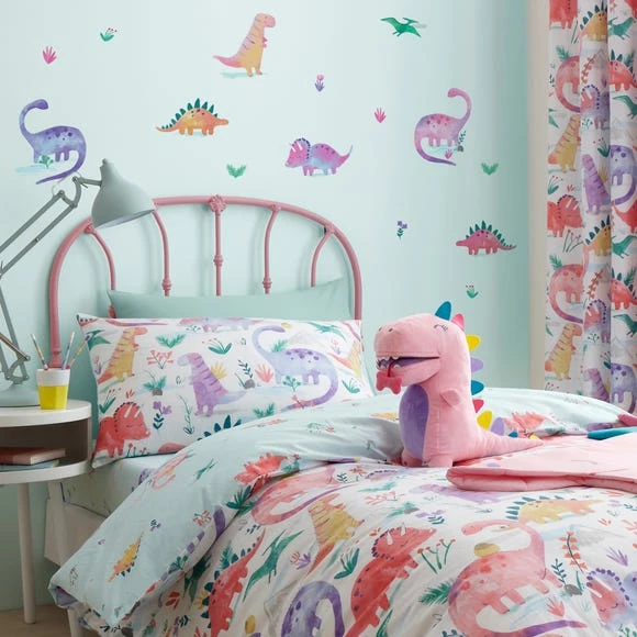 Dunelm Dinosaur Pink Medium Wall Stickers 4 Dunelm Dinosaur Pink Medium Wall Stickers - Image 2
