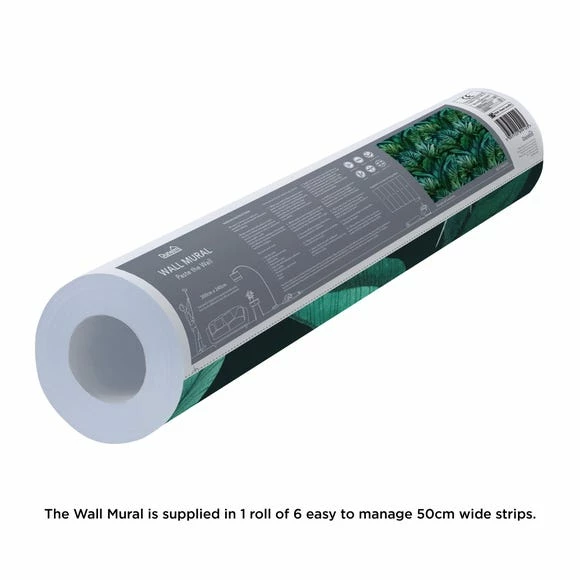 Dunelm Tropical Leaves Green Mural 6 Dunelm Tropical Leaves Green Mural - Image 4