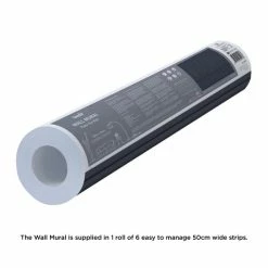 Dunelm Wood Panel Navy Mural -Modern Rugs Home 1000185491 alt02