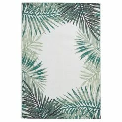 Think Rugs Miami Leaf Edge Indoor Outdoor Rug 10 Think Rugs Miami Leaf Edge Indoor Outdoor Rug -Modern Rugs Home 1000186310 alt02