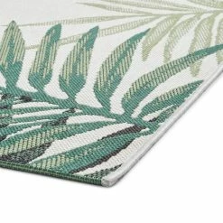 Think Rugs Miami Leaf Edge Indoor Outdoor Rug 12 Think Rugs Miami Leaf Edge Indoor Outdoor Rug -Modern Rugs Home 1000186310 alt04