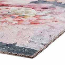 Think Rugs Michelle Collins Floral Rose And Black Rug -Modern Rugs Home 1000186314 alt04