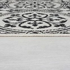 Dunelm Casablanca Monochrome Indoor Outdoor Runner 10 Dunelm Casablanca Monochrome Indoor Outdoor Runner -Modern Rugs Home 1000186941 alt03