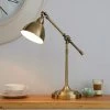 Dunelm Lever Arm Antique Brass Desk Lamp 1 Dunelm Lever Arm Antique Brass Desk Lamp -Modern Rugs Home 30145130