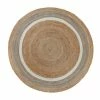 Natural Jute Border Circle Rug -Modern Rugs Home 30246249