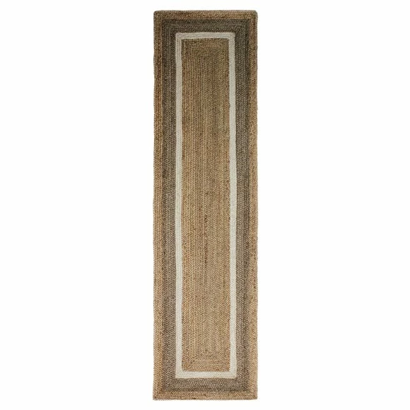 Dunelm Natural Jute Border Runner 3 Dunelm Natural Jute Border Runner