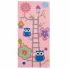 Pink Hong Kong Owl Rug 2 Pink Hong Kong Owl Rug -Modern Rugs Home 30305225
