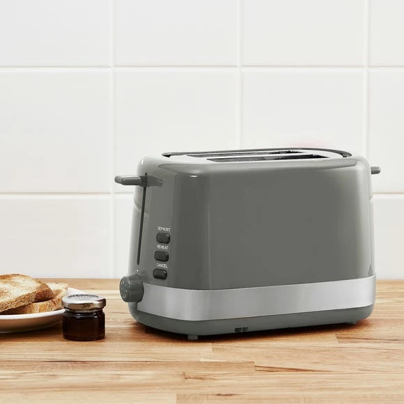 Dunelm 2 Slice Grey Toaster 3 Dunelm 2 Slice Grey Toaster
