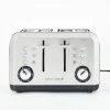 Spectrum Brushed Stainless Steel 4 Slice Toaster -Modern Rugs Home 30469328