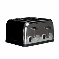 Spectrum Black 4 Slice Toaster