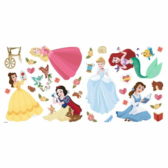 Disney Princess Wall Stickers 3 Disney Princess Wall Stickers