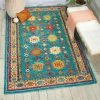 Nourison Vibrant 2 Teal Rug 2 Nourison Vibrant 2 Teal Rug -Modern Rugs Home 30528001