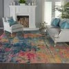 Nourison Celestial Blue And Yellow Rug 2 Nourison Celestial Blue And Yellow Rug -Modern Rugs Home 30588092