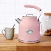 Dunelm Retro 1.7L 3KW Pink Jug Kettle 2 Dunelm Retro 1.7L 3KW Pink Jug Kettle -Modern Rugs Home 30605396