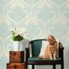 Crown Wallpaper Zahra Duck Egg Wallpaper 2 Crown Wallpaper Zahra Duck Egg Wallpaper -Modern Rugs Home 30611102