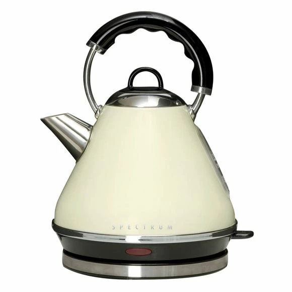 Dunelm Spectrum Cream Rapid Boil Pyramid Kettle 3 Dunelm Spectrum Cream Rapid Boil Pyramid Kettle