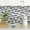 InHome Smoked Glass Self Adhesive Backsplash Tiles 1 InHome Smoked Glass Self Adhesive Backsplash Tiles -Modern Rugs Home 30623443
