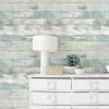 NuWallpaper Beachwood Blue Self Adhesive Wallpaper 2 NuWallpaper Beachwood Blue Self Adhesive Wallpaper -Modern Rugs Home 30623494
